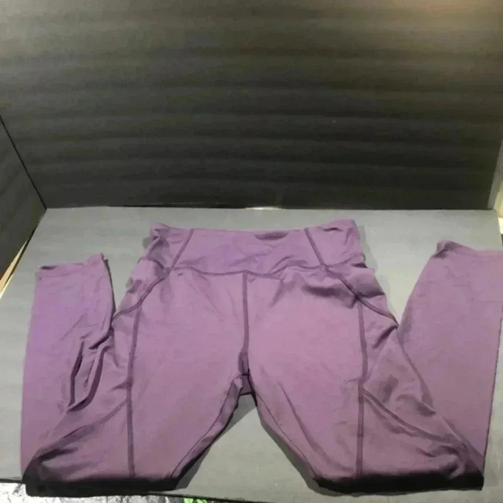 Size medium ladies forever 21 athletic‎ leggings purple